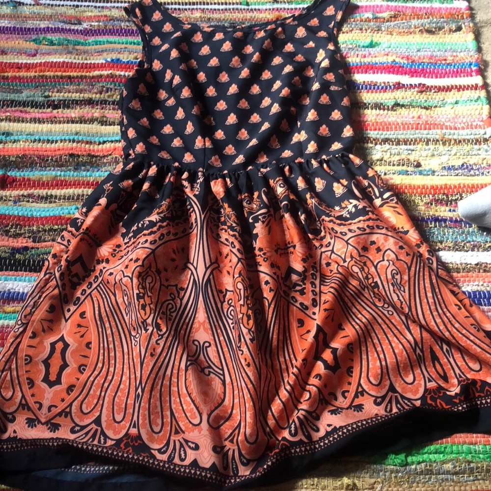 Blue spring dress size S